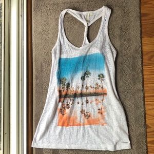 Super cute palm tree summer tank top